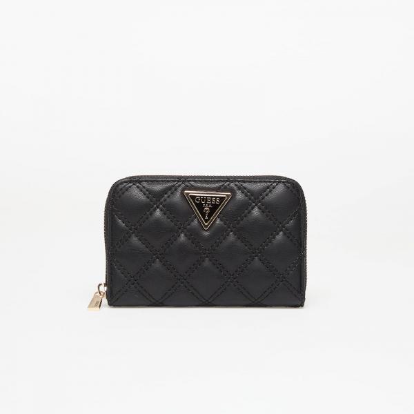 Peněženka GUESS Giully II Slg Med Zip Around Black Universal