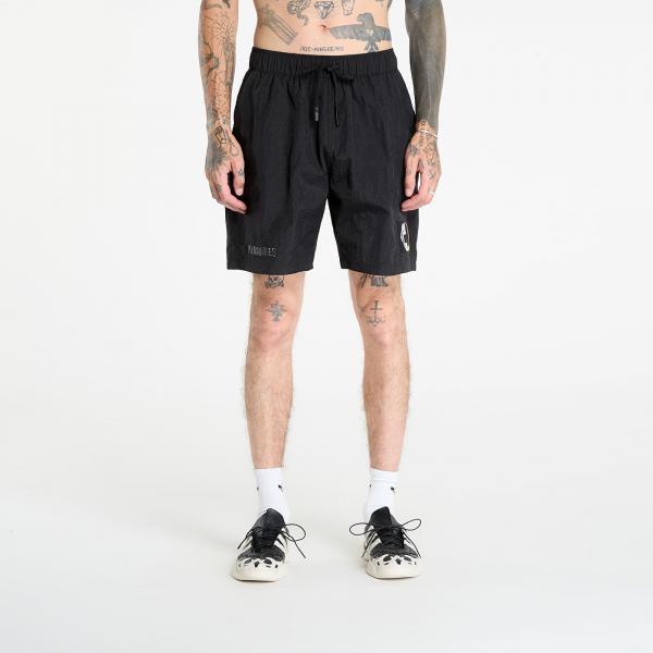 Šortky PLEASURES Daft Club Crush Hiking Shorts Black S