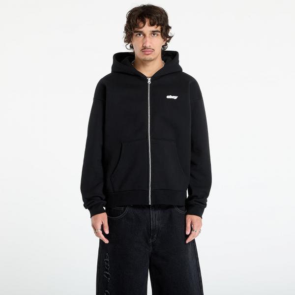 Mikina OBEY Gaze Extra Heavy Zip Hood Black XL