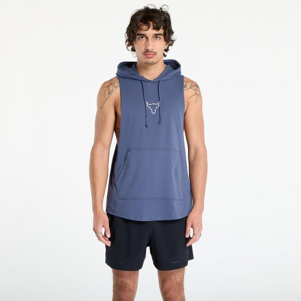 Tričko Under Armour Project Rock Q3PO SL Hoodie Grey S