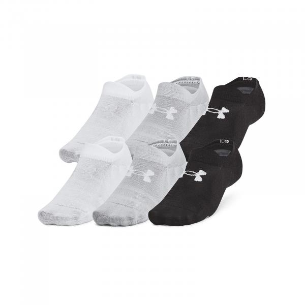 Ponožky Under Armour Essential 6-Pack Black M