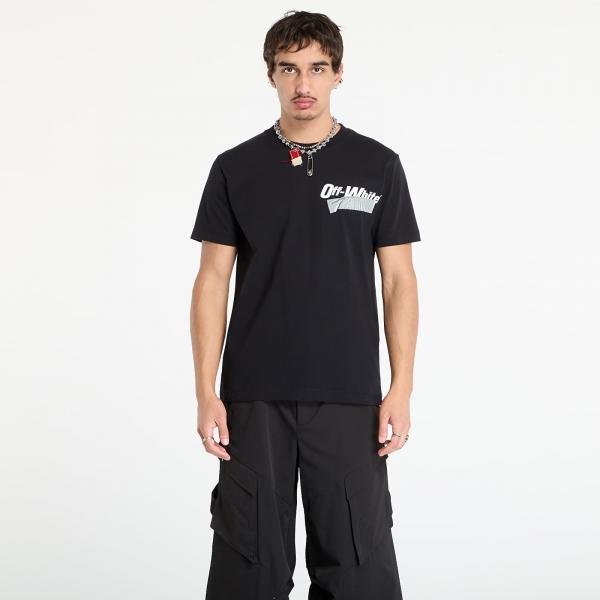 Tričko Off-White Cupid Tape Slim S/S Tee Black/ White L