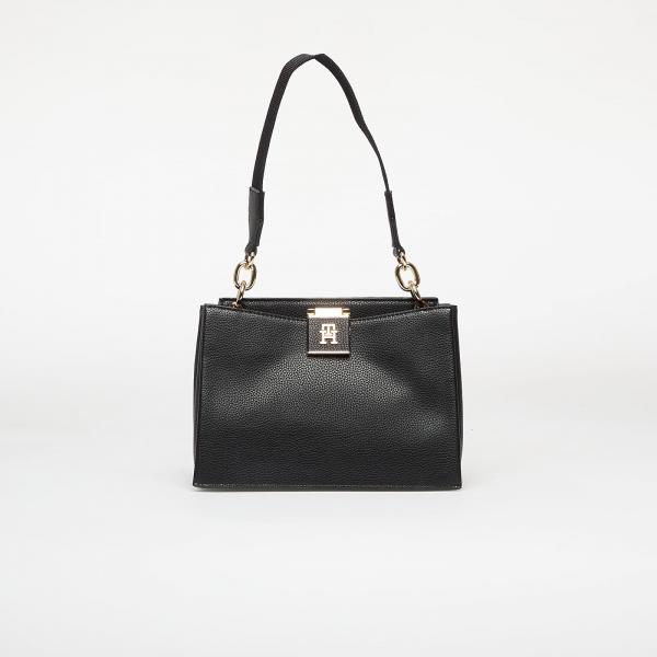 Kabelka Tommy Hilfiger Her Med Satchel Black Universal