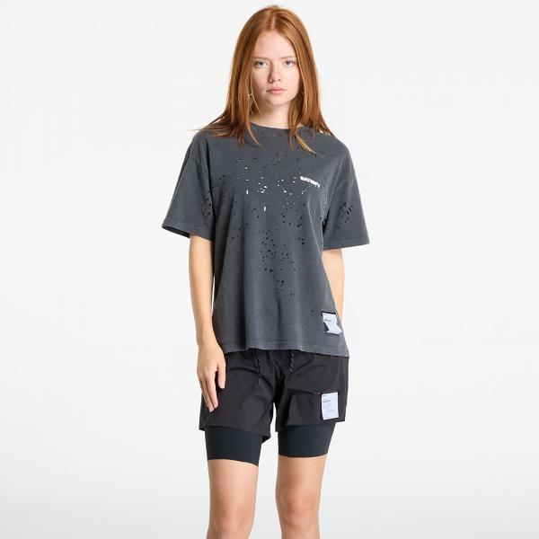 Tričko Satisfy MothTech T-Shirt UNISEX Aged Black L