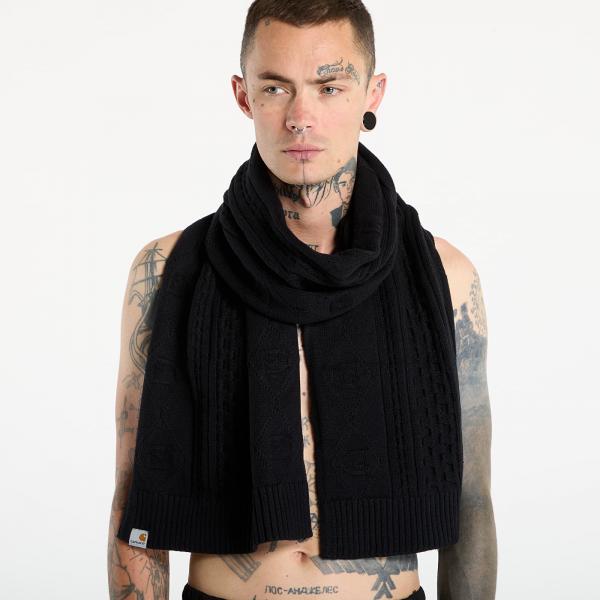 Šála Carhartt WIP Shawn Scarf Black Universal