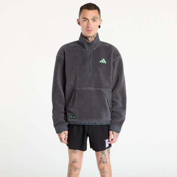 Mikina adidas Mercedes - AMG Petronas Formula One Team Premium Sweat Half-Zip Fleece Dgh Solid Grey L