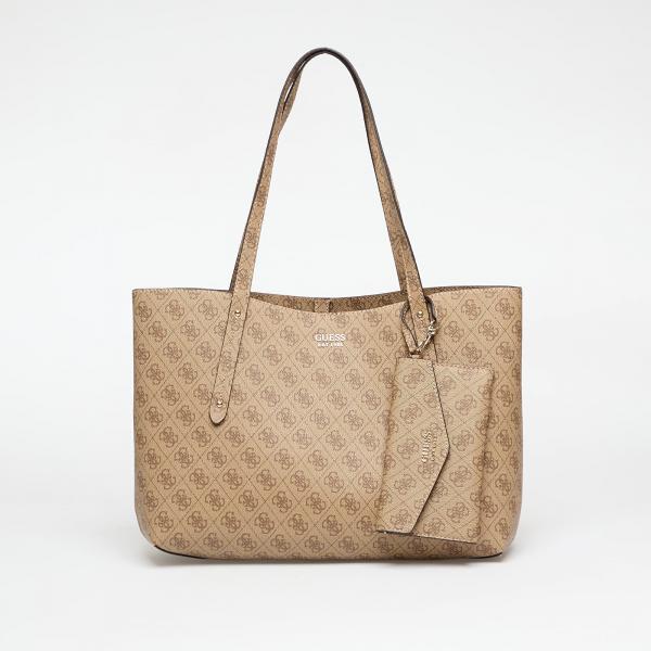 Kabelka GUESS Brenton Tote Latte Logo Universal