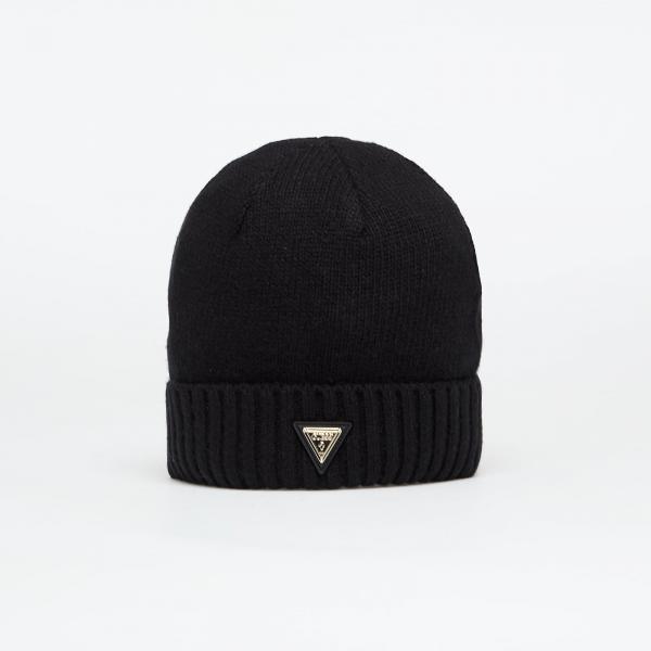 Čepice GUESS Beanie Sweater Black Universal