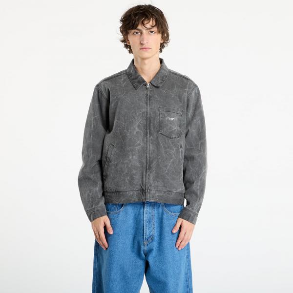 Bunda OBEY Workman Zip Jacket Black Wrinkle Wash M