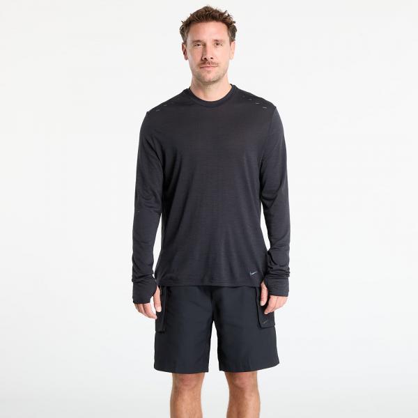 Tričko Nike Run Wool Men's Dri-FIT ADV Long-Sleeve Running Top Black/ Anthracite M