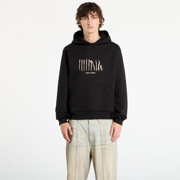 Mikina Daily Paper Light Cycle Hoodie UNISEX Black S