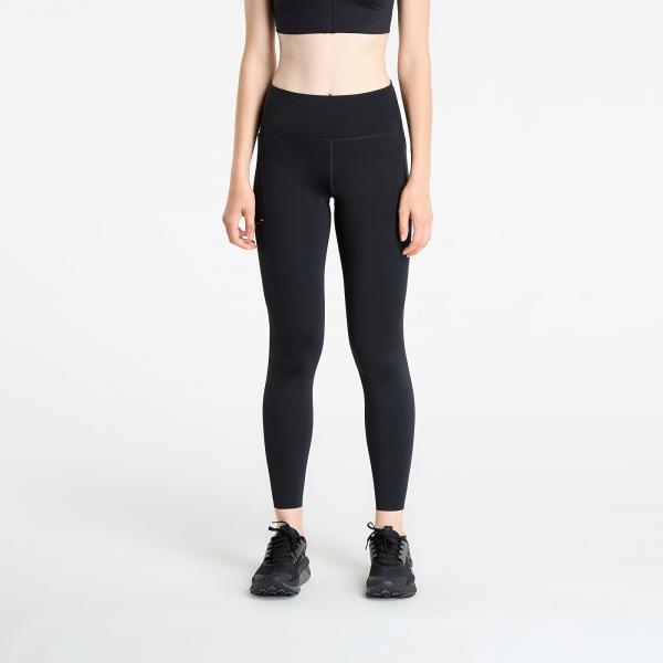 Legíny Nike Swift Women's High-Waisted 7/8 Running Leggings with Pockets Black/ Reflective Silver L