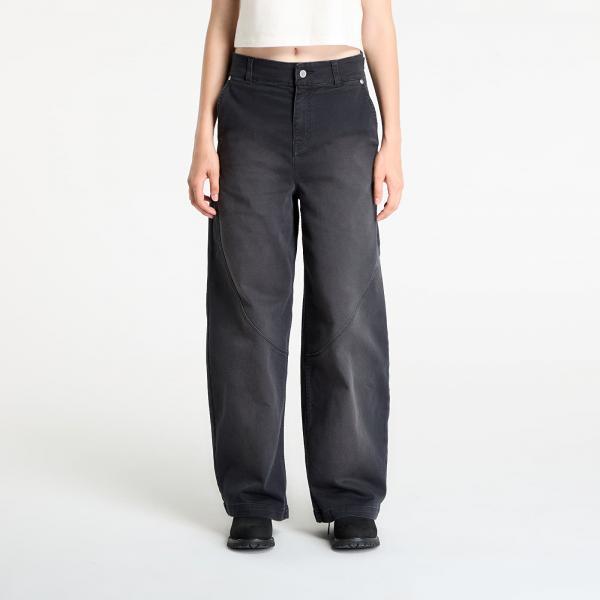 Džíny Jordan Flight Women's '91 Wide-Leg Baggy Pants Black XL