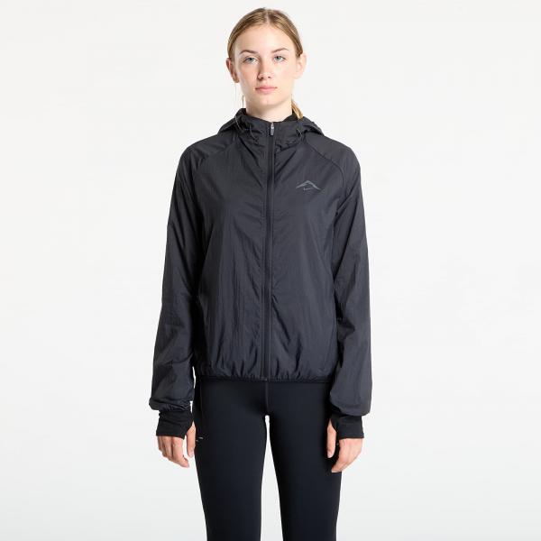 Bunda Nike Trail Women's Repel Running Jacket Black/ White/ Black M