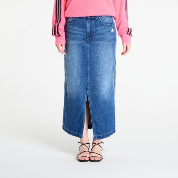 Sukně adidas Adicolor 3-Stripes Denim Pencil Skirt Indigo Denim 36