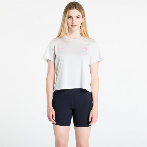 Tričko adidas Own The Run Melange T-Shirt Orbit Grey Mel/ Black XS