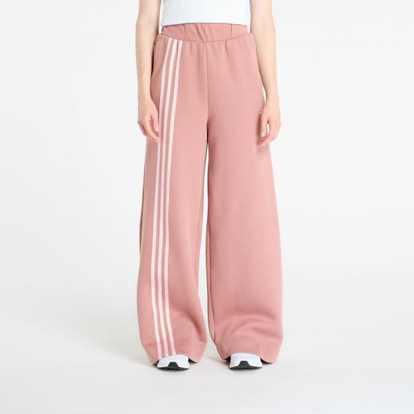 Tepláky adidas Off Placed 3-Stripes Wide Pant Warm Clay S