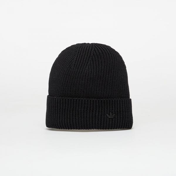 Čepice adidas Everyday Icons Beanie With Tonal Metal Trefoil Black S