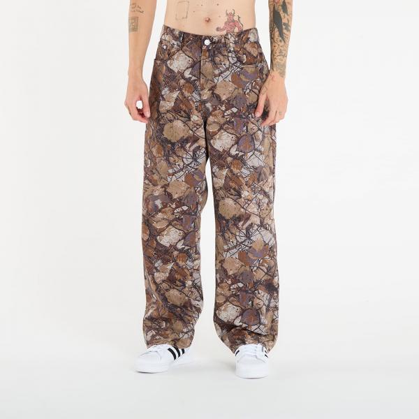 Kalhoty OBEY Classic Baggy Denim Fence Camo Multi 36