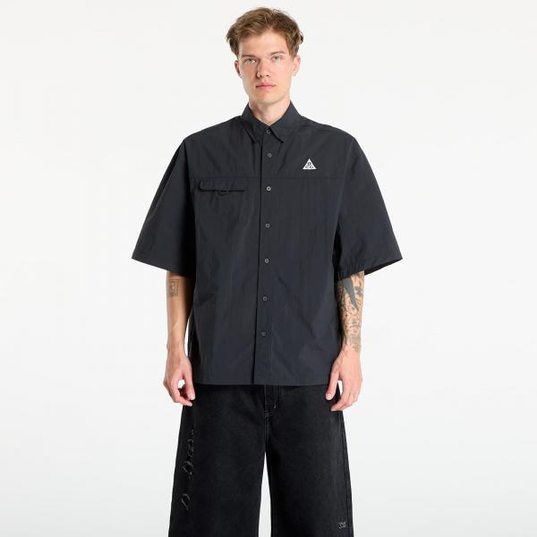 Košile Nike ACG "Orb Weaver" UV Repel Short-Sleeve Shirt Black/ Anthracite/ Summit White S