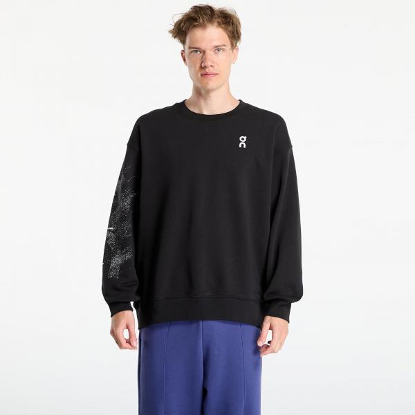 Mikina On Club Crew Graphic Black XL
