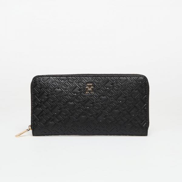 Peněženka Tommy Hilfiger TH Icon Large Za Mono Embo Wallet Black Universal