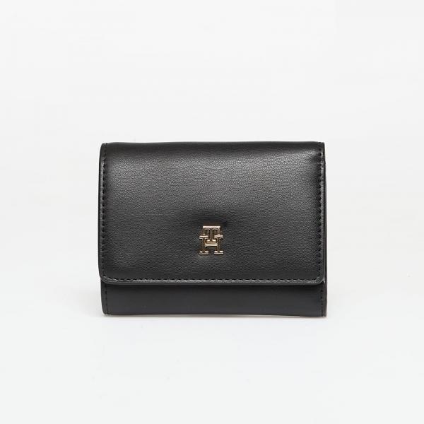 Peněženka Tommy Hilfiger TH Monogram Flap Trifold Wallet Black Universal