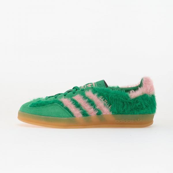 Tenisky adidas Gazelle Indoor W Green/ Glow Pink/ Gum EUR 36 2/3