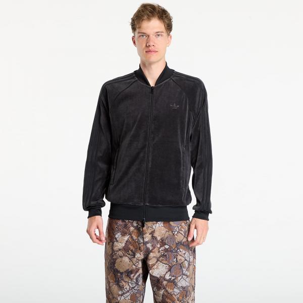Mikina adidas SST Adicolor Velour Track Top Black S