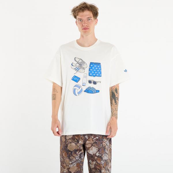 Tričko adidas Stuff Tee Off White M