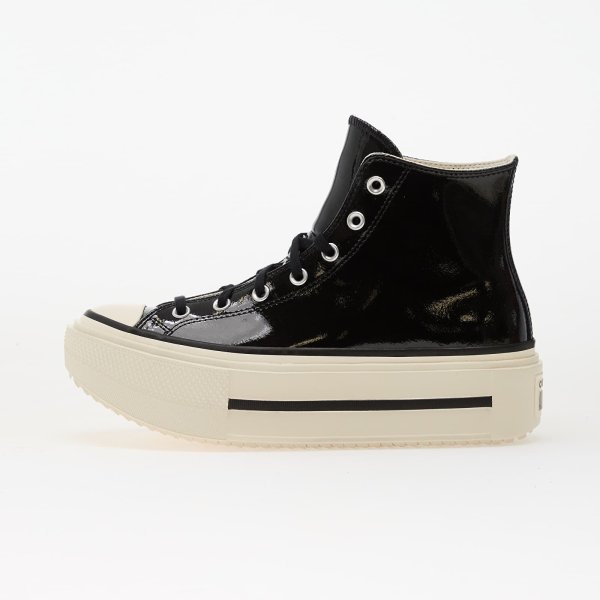 Tenisky Converse Chuck Taylor All Star Lift Double Stack Platform Patent Leather Hi Black/ Egret/ Black EUR 36.5