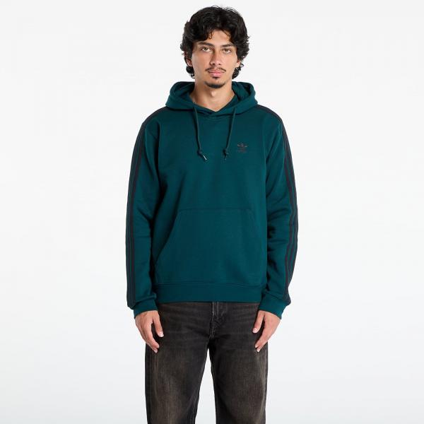 Mikina adidas Adicolor Classics 3-Stripes Hoodie Aurora Ivy/ Black M