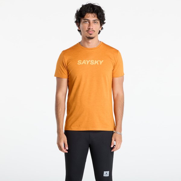 Tričko SAYSKY Logo Pace T-Shirt Orange S