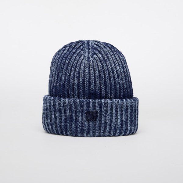 Čepice Daily Paper Knitted Washed Beanie Indigo Universal