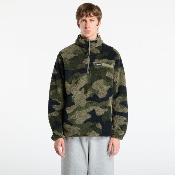 Mikina Columbia Rugged Ridge™ High Pile Half Zip Stone Green Mod Camo M