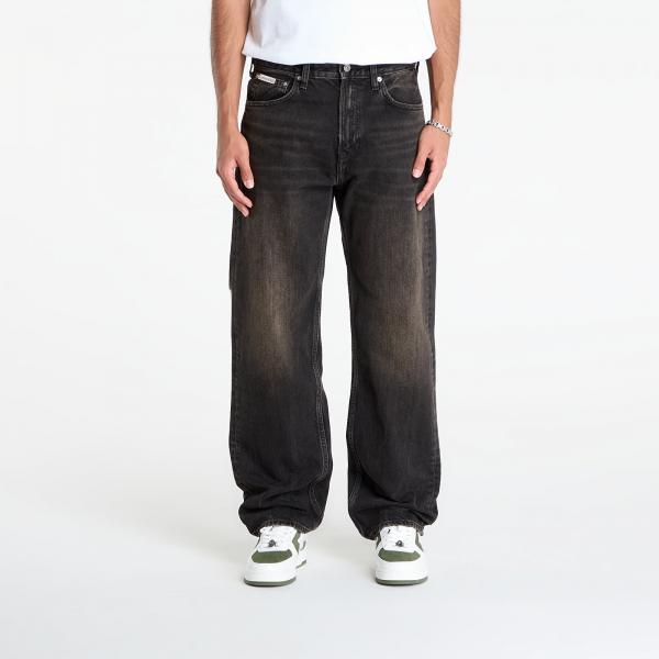 Džíny Calvin Klein Jeans 90S Straight Espress Jeans Black W35/L34