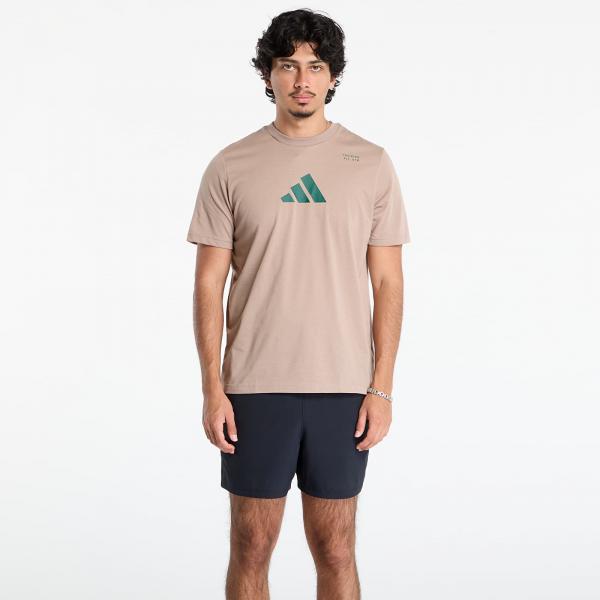 Tričko adidas CLIMACOOL Category Training Graphic T-Shirt Chalky Brown/ Earth Strata XL