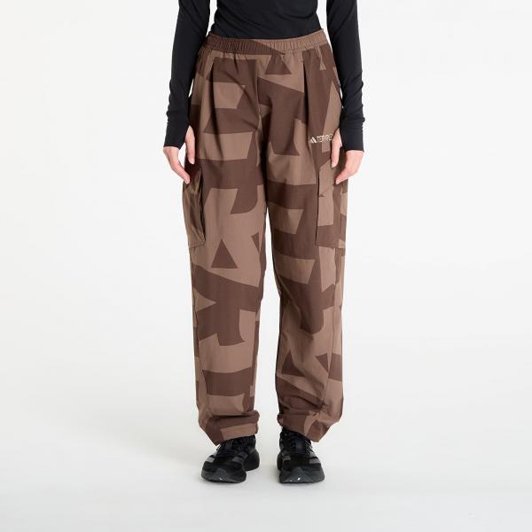 Kalhoty adidas Terrex Xploric Cargo Joggers Printed Brown M