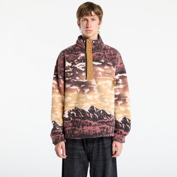 Mikina Columbia Helvetia™ II Printed Half Snap Fleece Camel Brown Sisters S