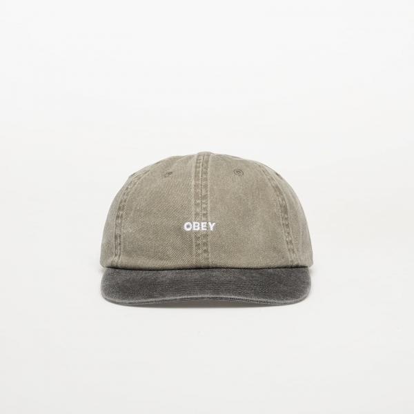 Kšiltovka OBEY Pigment Bold 6 Panel Strapback Pigment Olive Multi Universal