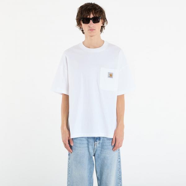 Tričko Carhartt WIP S/S Work Pocket T-Shirt UNISEX White L