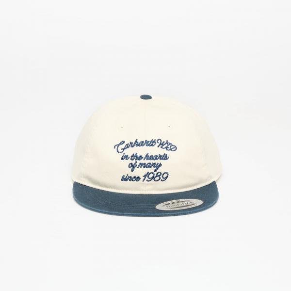 Kšiltovka Carhartt WIP Alston Cap Natural/ Deep Lagoon Universal