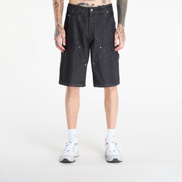 Šortky Dime Carpenter Denim Shorts Black Washed 30