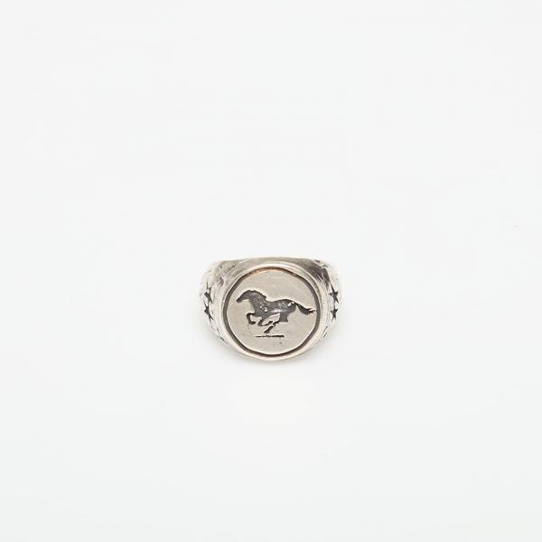Prsten Twojeys Galloping Signet Silver 64 mm
