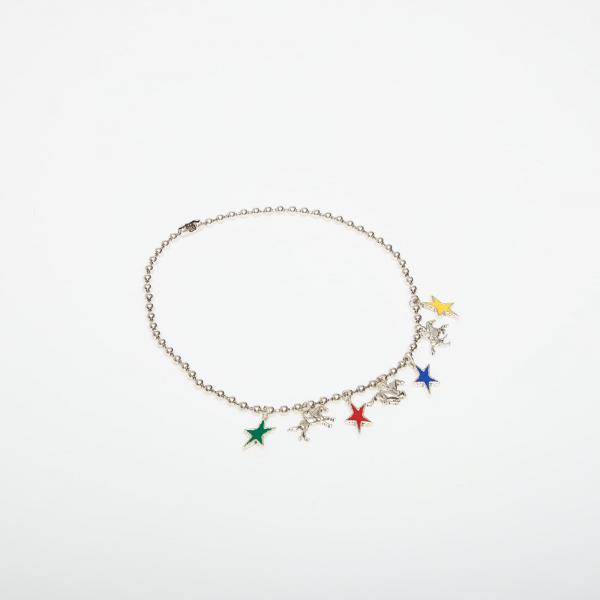 Twojeys Horse & Stars Ball Chain Silver Universal