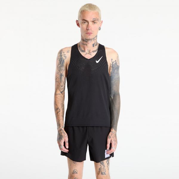 Tílko Nike AeroSwift Men's Dri-FIT ADV Running Singlet Black/ Summit White S