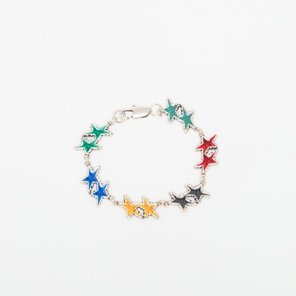 TwoJeys Melted Stars Bracelet Silver 18 cm