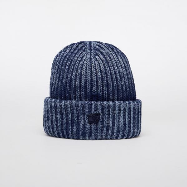 Čepice Daily Paper Knitted Washed Beanie Indigo Universal