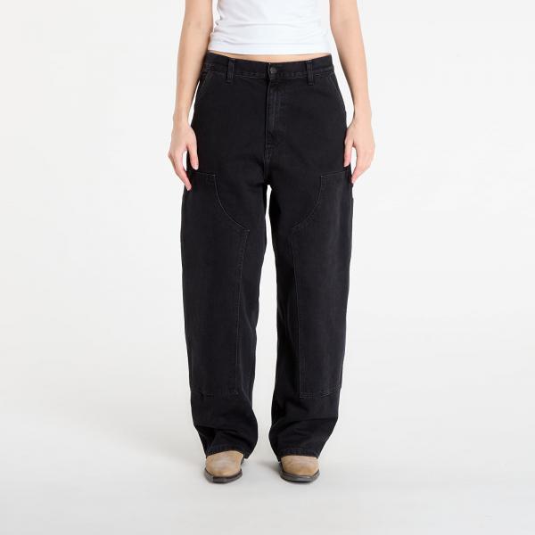 Kalhoty Carhartt WIP W' Brandon Double Knee Pant Black Stone Washed XS