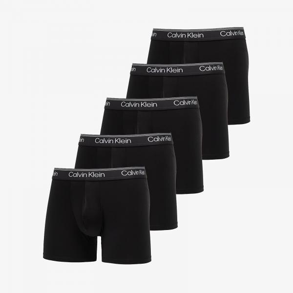 Boxerky Calvin Klein Microfiber Stretch Boxer Brief 5-Pack Black L